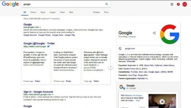 Gambaran Umum Google
