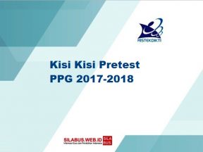 Kisi Kisi Pretest PPG 2017-2018