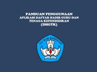 Panduan Data Kehadiran Guru Tenaga Kependidikan