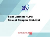 Soal Latihan PLPG Sesuai Dengan Kisi-Kisi