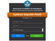 Cara Mengisi Rombel Dapodik PAUD Versi Rilis 2018