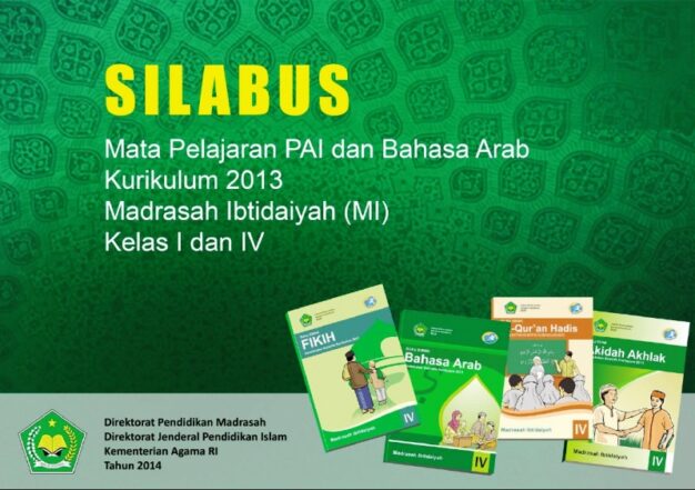 Silabus Untuk Mata Pembelajaran PAI Bahasa Arab Madrasah