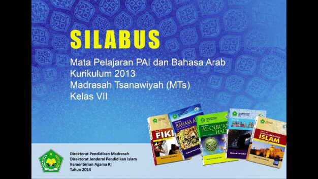 Silabus Pelajaran PAI Bahasa Arab Kurikulum 2013 MTs Kelas VII